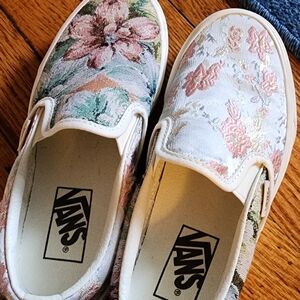 Vans Floral Slip-On Sneakers